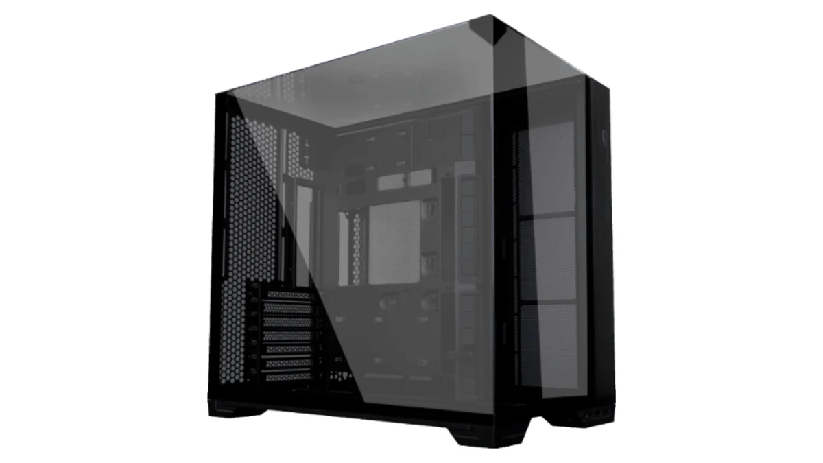 Glass-side case as an example of a showcase custom PC