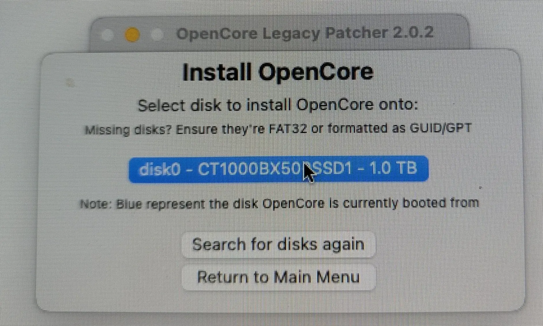 OpenCore Legacy Patcher on an older Mac
